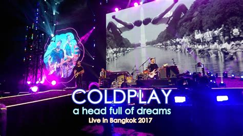 coldplay live in bangkok 2017 line up